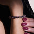 Verzauberte Rose | 925 Sterling Silber | Firefly Glasgarten Armband